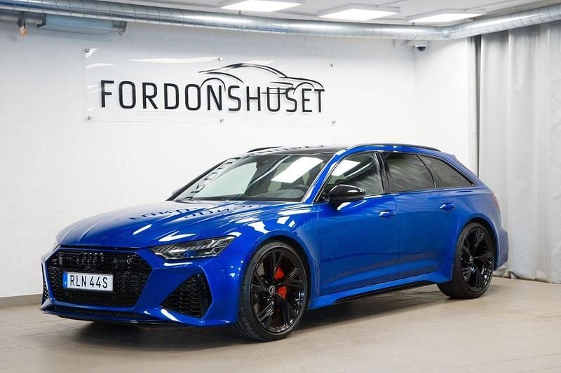 Blå Begagnad 2022 Audi RS6 Kombi | 1 149 000 kr (Lite dyr) - Bild 1/4
