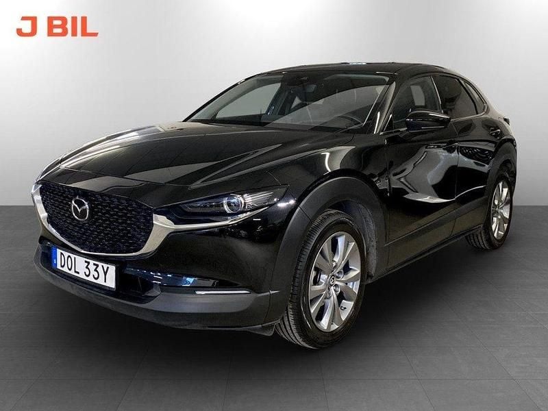 Jet black Begagnad 2022 Mazda CX-30 Cosmo SUV | 244 900 kr (Bra pris) - Bild 1/3