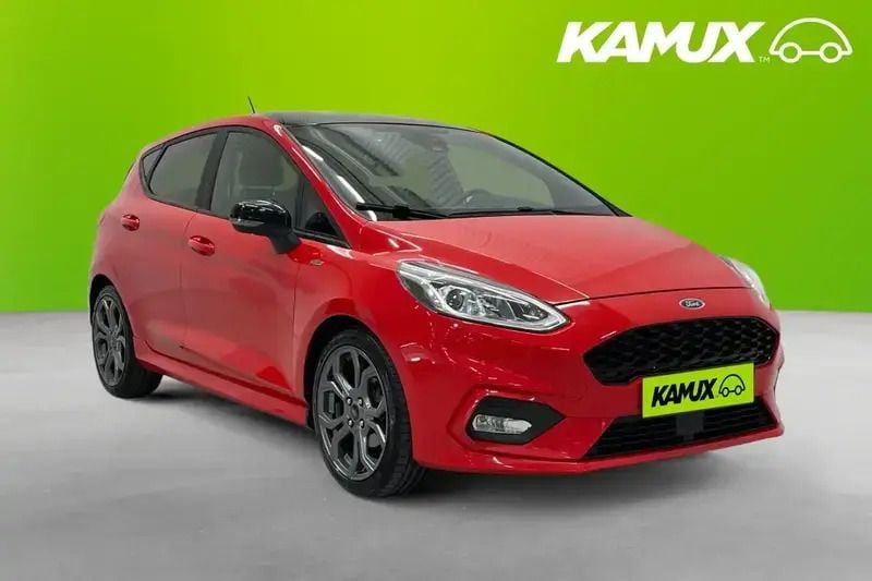 Röd Begagnad 2018 Ford Fiesta ST-Line Halvkombi | 114 700 kr (Marknadspris) - Bild 1/2