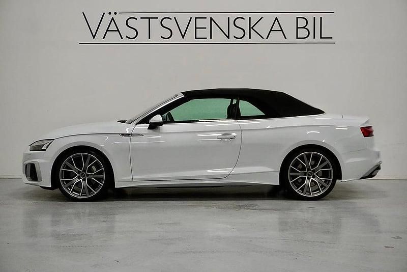 Begagnad Audi A5 Cabriolet S-Line 265 HK (194 kW) 2022 Vit Cab
