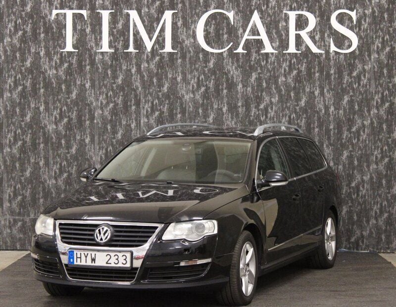 Svart Begagnad 2008 VW Passat Sportline Kombi | 35 000 kr (Bra pris) - Bild 1/4