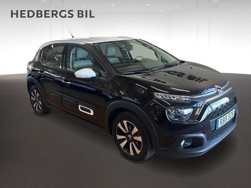Begagnad Citroën C3 PureTech 110 HK (80 kW) 2024 Svart Halvkombi