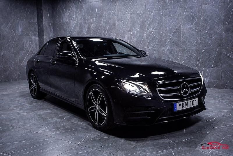 Begagnad Mercedes E220 AMG 194 HK (142 kW) 2017 Svart Sedan