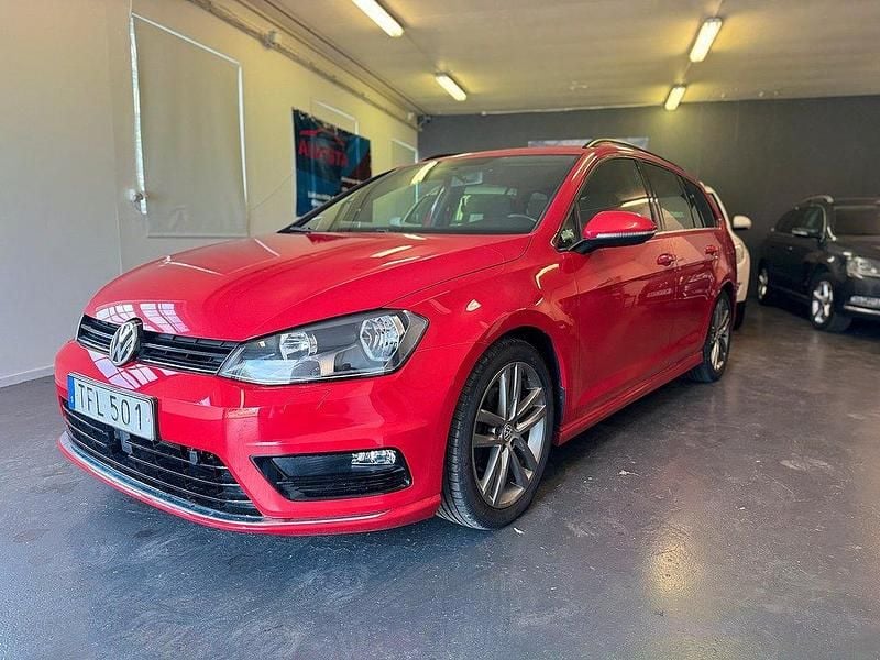 Röd Begagnad 2014 VW Golf VII GT Kombi | 84 900 kr (Marknadspris) - Bild 1/4