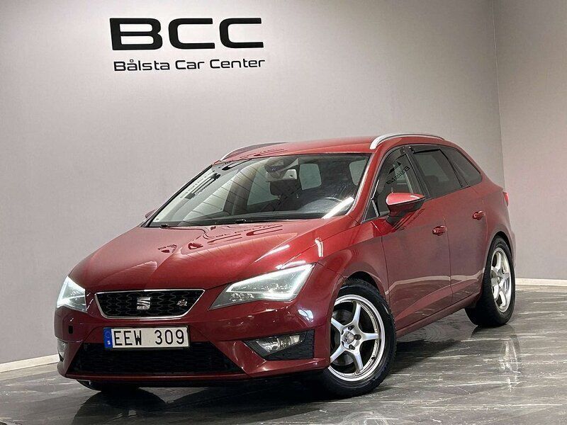 Mörkröd (röd) Begagnad 2013 Seat Leon ST FR Kombi | 99 900 kr - Bild 1/3