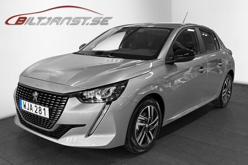 Grå Begagnad 2022 Peugeot 208 Halvkombi | 169 900 kr (Marknadspris) - Bild 1/4