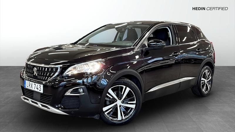Svart Begagnad 2018 Peugeot 3008 Allure SUV | 189 900 kr (Marknadspris) - Bild 1/4