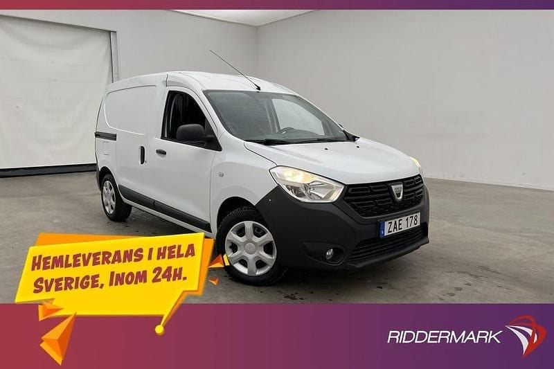 Vit Begagnad 2018 Dacia Dokker Van | 89 800 kr - Bild 1/3