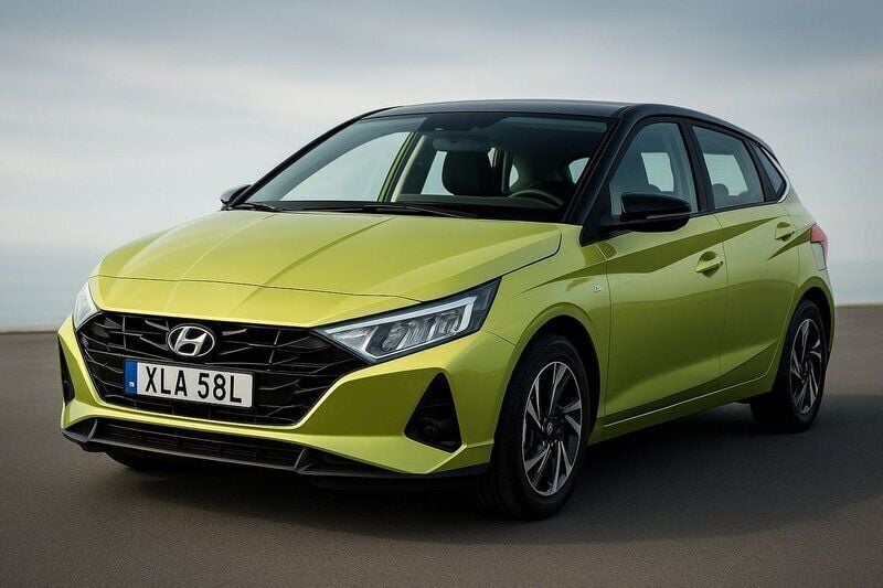 Gul Begagnad 2023 Hyundai i20 Active Halvkombi | 229 900 kr - Bild 1/1