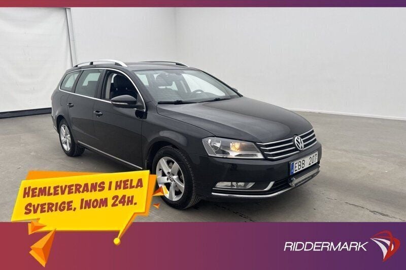 Svart Begagnad 2011 VW Passat Kombi | 89 800 kr (Lite dyr) - Bild 1/3