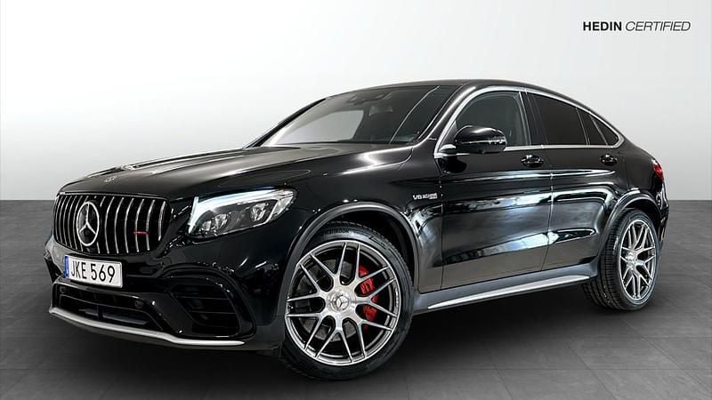 Svart Begagnad 2018 Mercedes GLC63 AMG AMG Halvkombi | 609 900 kr - Bild 1/4