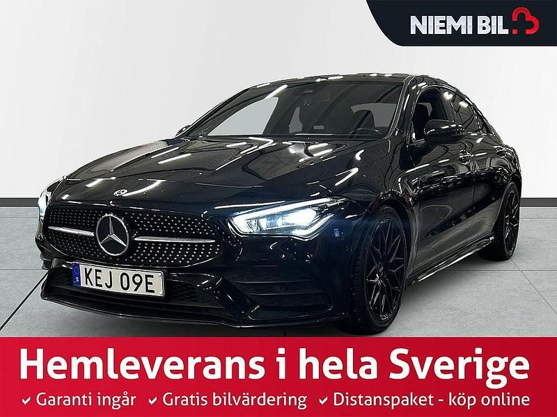 Svart Begagnad 2019 Mercedes CLA200 AMG Sportkupé | 289 900 kr (Lite dyr) - Bild 1/3