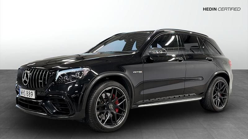 Svart Begagnad 2018 Mercedes GLC63 AMG AMG SUV | 589 000 kr (Marknadspris) - Bild 1/4