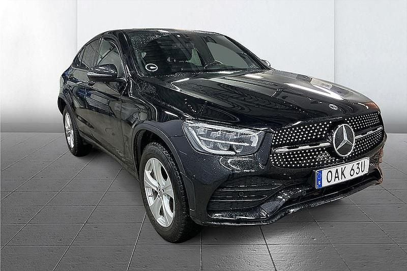 Begagnad Mercedes GLC300e AMG 211 HK (155 kW) 2022 Svart Sportkupé