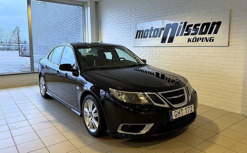 Svart Begagnad 2007 Saab 9-3 Aero Sedan | 119 500 kr - Bild 1/4