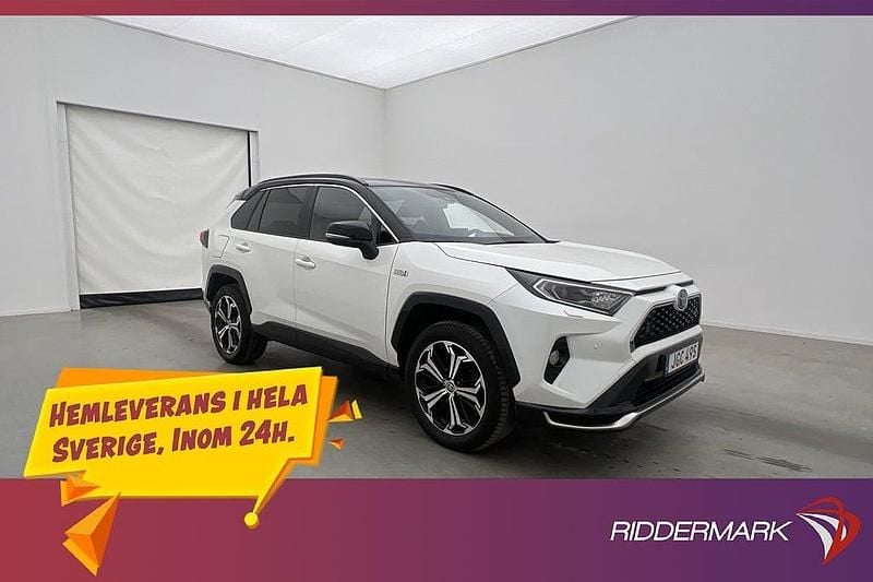 Vit Begagnad 2021 Toyota RAV4 Hybrid Style SUV | 359 800 kr (Bra pris) - Bild 1/3