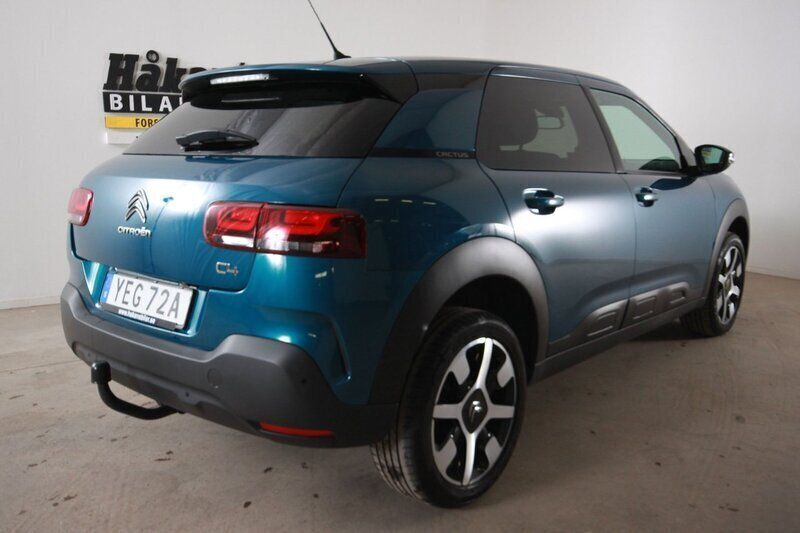 Begagnad Citroën C4 Cactus 120 HK (88 kW) 2019 Blå Halvkombi