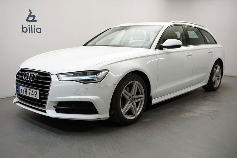 Vit Begagnad 2018 Audi A6 Ambition Kombi | 269 900 kr (Bra pris) - Bild 1/4