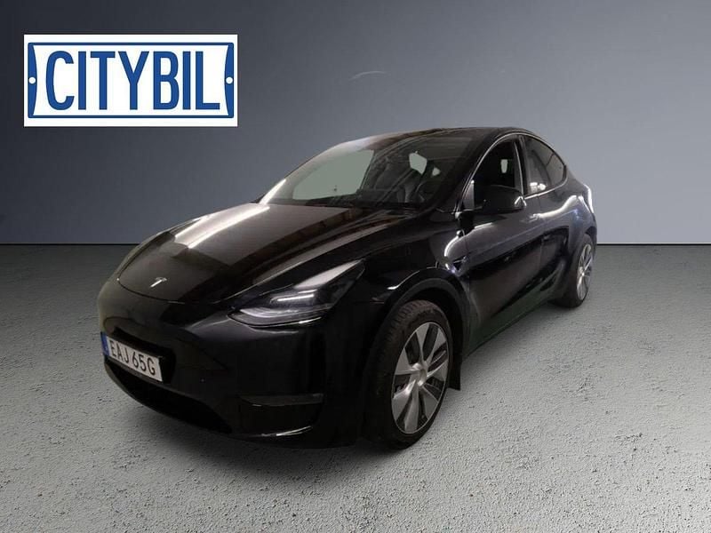 Svart Begagnad 2022 Tesla Model Y Long Range SUV | 395 900 kr (Superpris) - Bild 1/4