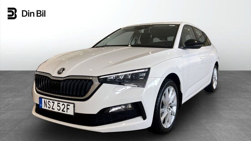 Vit Begagnad 2019 Skoda Scala Style Halvkombi | 159 900 kr (Marknadspris) - Bild 1/4