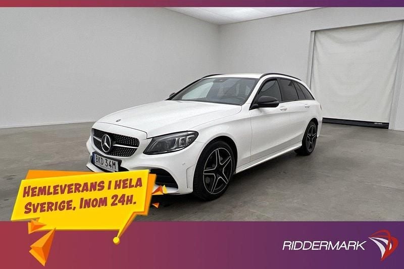 Vit Begagnad 2019 Mercedes C220 AMG Kombi | 279 800 kr (Marknadspris) - Bild 1/3