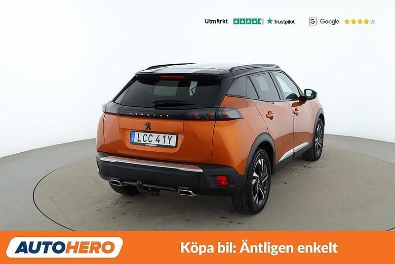 Begagnad Peugeot 2008 Allure 132 HK (97 kW) 2020 Orange SUV