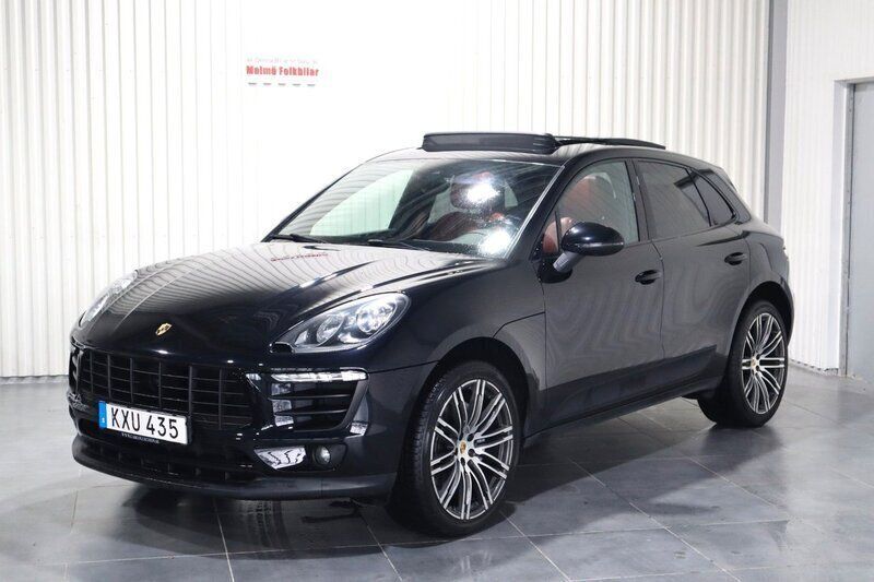 Svart Begagnad 2015 Porsche Macan S SUV | 299 900 kr (Bra pris) - Bild 1/4