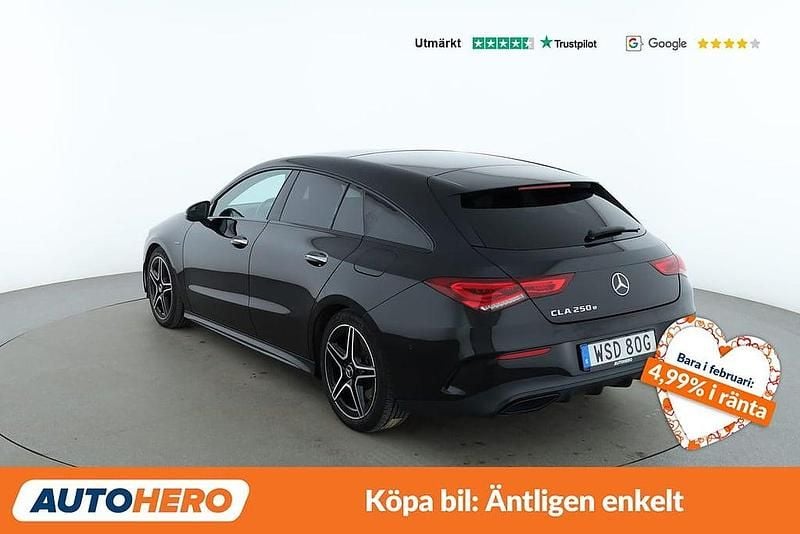 Begagnad Mercedes CLA250e Shooting Brake AMG 218 HK (160 kW) 2020 Svart Kombi