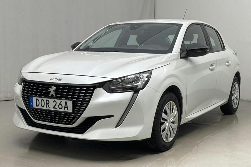 Vit Begagnad 2022 Peugeot 208 Halvkombi | 119 000 kr (Superpris) - Bild 1/4