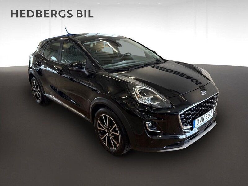 Svart Begagnad 2020 Ford Puma SUV | 194 500 kr (Marknadspris) - Bild 1/4