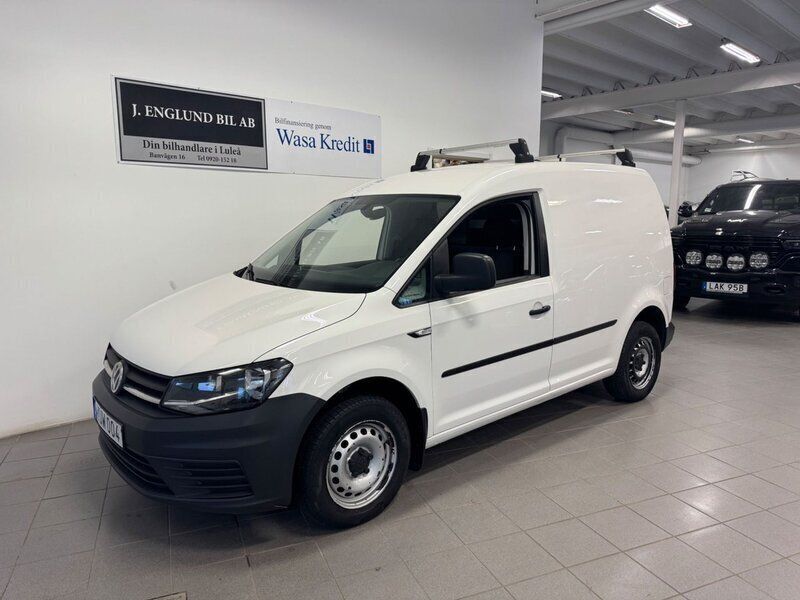 Vit Begagnad 2019 VW Caddy Minibuss | 169 900 kr (Lite dyr) - Bild 1/4