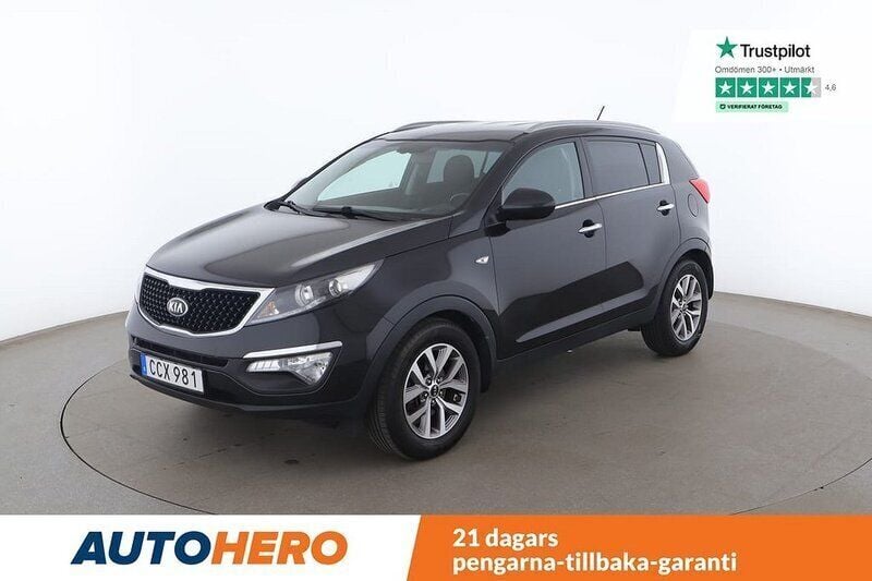 Svart Begagnad 2015 Kia Sportage SUV | 143 000 kr (Marknadspris) - Bild 1/4