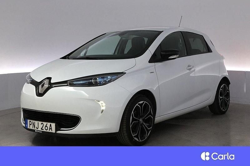 Vit Begagnad 2019 Renault Zoe Bose Edition Halvkombi | 127 900 kr (Marknadspris) - Bild 1/3