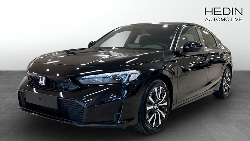 Ny Honda Civic Elegance 2026 Svart Halvkombi