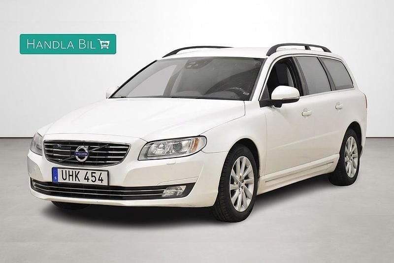 Vit Begagnad 2015 Volvo V70 Momentum Kombi | 129 900 kr (Marknadspris) - Bild 1/4