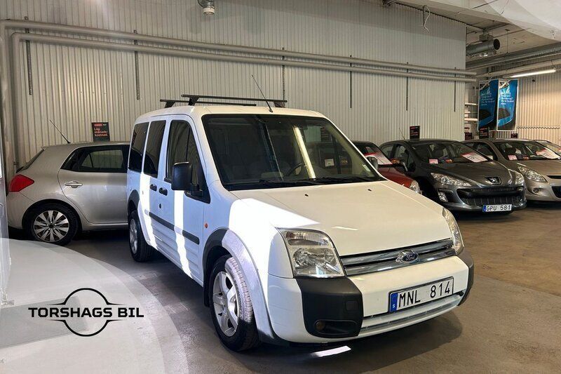 Vit Begagnad 2008 Ford Tourneo Connect Minibuss | 54 900 kr - Bild 1/4
