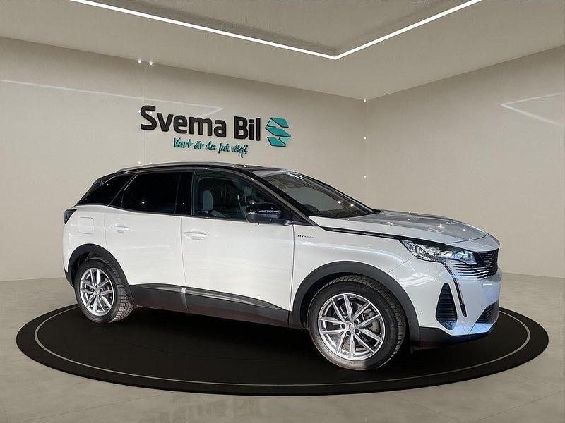 Vit nacré metallic Begagnad 2021 Peugeot 3008 Business-Line SUV | 289 900 kr (Marknadspris) - Bild 1/4