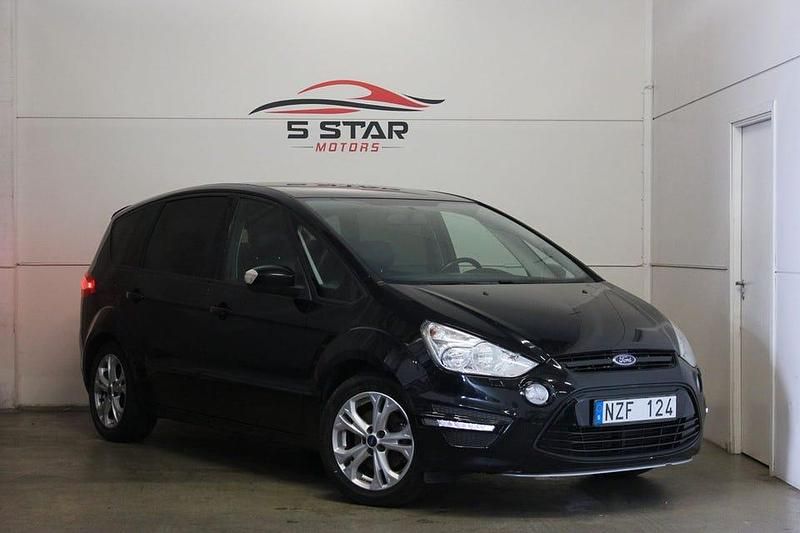 Svart Begagnad 2013 Ford S-MAX Sport Minibuss | 74 900 kr (Marknadspris) - Bild 1/4
