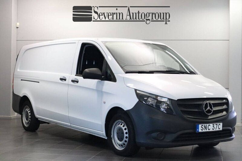 Vit Begagnad 2019 Mercedes Vito Minibuss | 249 000 kr (Superpris) - Bild 1/4