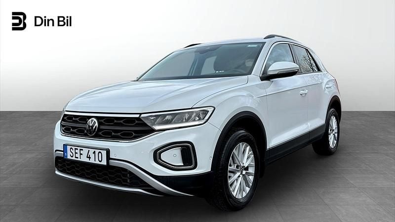 Vit Begagnad 2022 VW T-Roc SE SUV | 279 900 kr (Marknadspris) - Bild 1/4