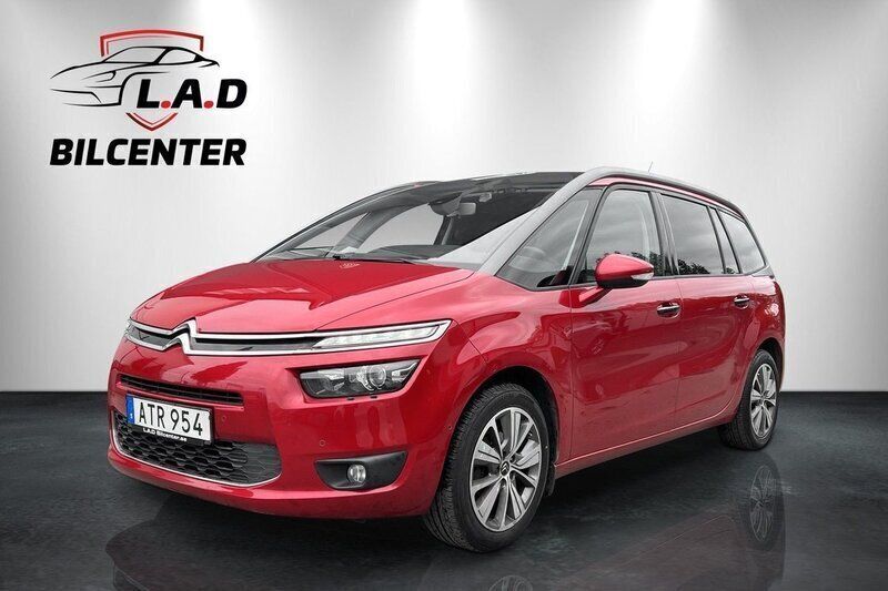 Röd Begagnad 2013 Citroën Grand C4 Picasso Minibuss | 99 800 kr (Marknadspris) - Bild 1/4
