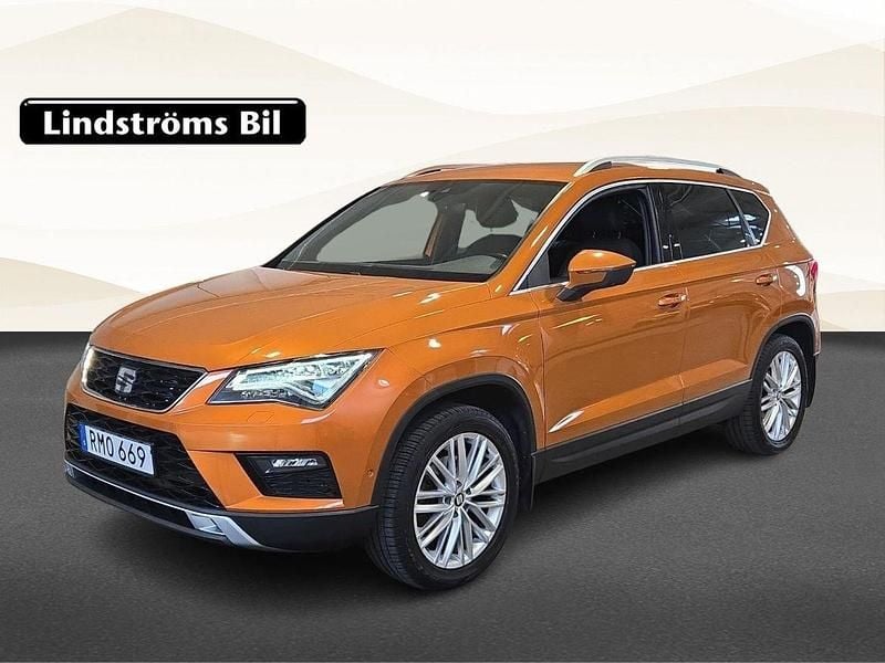 Orange Begagnad 2018 Seat Ateca 4Drive SUV | 199 900 kr (Marknadspris) - Bild 1/3