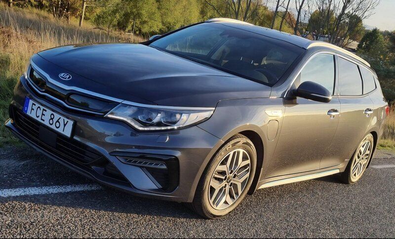 Grå Begagnad 2019 Kia Optima Hybrid Advance Sedan | 174 900 kr (Bra pris) - Bild 1/1