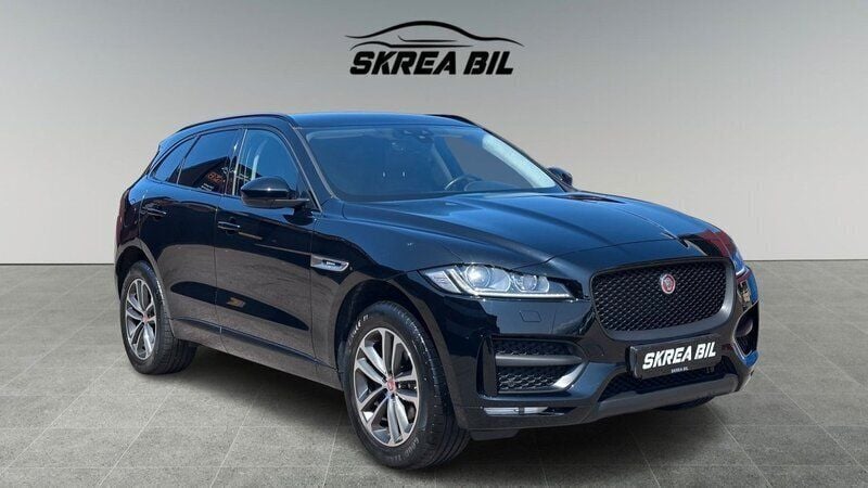 Svart Begagnad 2020 Jaguar F-Pace R-Sport SUV | 269 900 kr - Bild 1/4