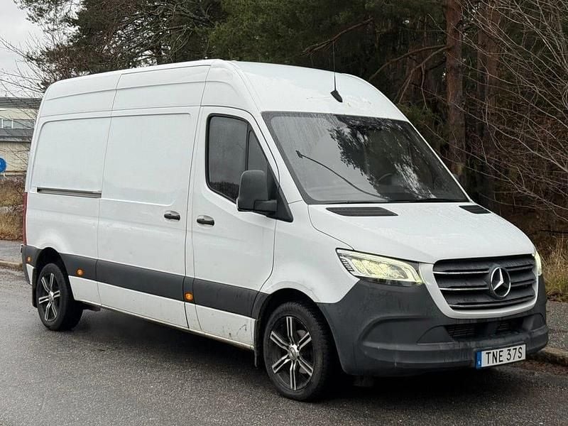 Vit Begagnad 2020 Mercedes Sprinter Van | 219 900 kr (Marknadspris) - Bild 1/4