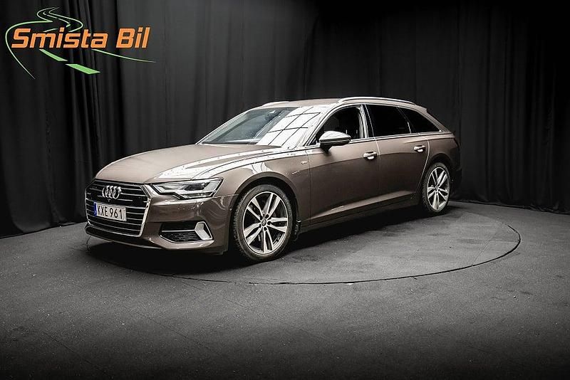 Brun Begagnad 2018 Audi A6 S-Line Kombi | 349 700 kr (Marknadspris) - Bild 1/4