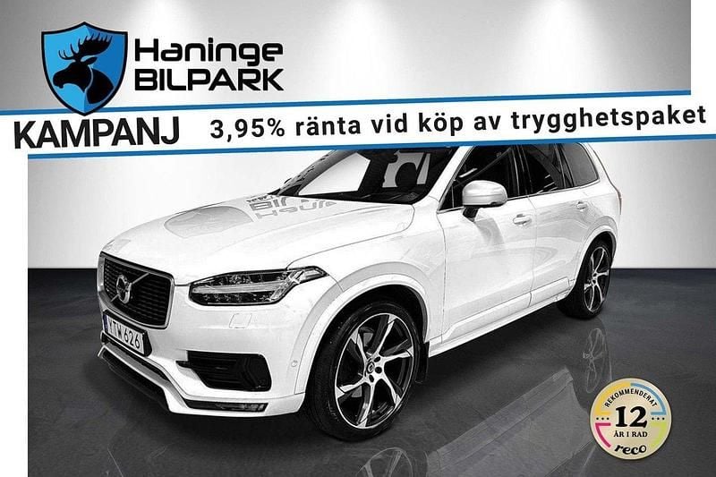 Vit Begagnad 2018 Volvo XC90 R-Design SUV | 499 900 kr - Bild 1/2
