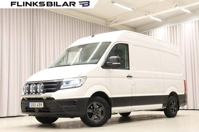 Vit Begagnad 2021 VW Crafter Van | 348 750 kr (Marknadspris) - Bild 1/4