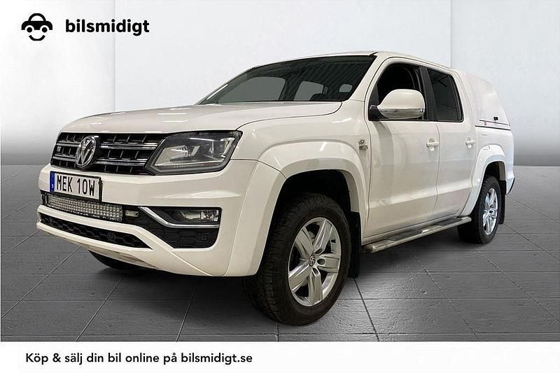 Vit Begagnad 2019 VW Amarok Highline Pickup | 309 900 kr (Marknadspris) - Bild 1/3