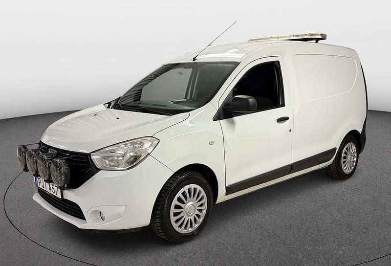 Vit Begagnad 2017 Dacia Dokker Express Van | 59 900 kr (Marknadspris) - Bild 1/4